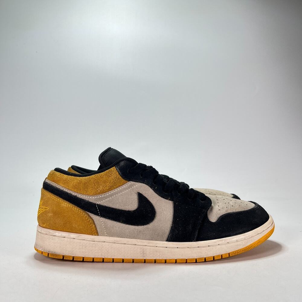 Nike Air Jordan 1 Low University Gold Casual Sneakers 553558-127 Men's Size 11.5